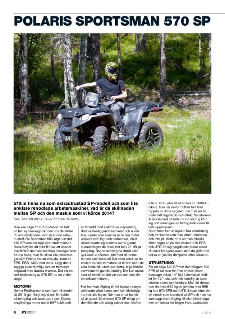 thumbnail of 2016 Polaris Sportsman 570 SP